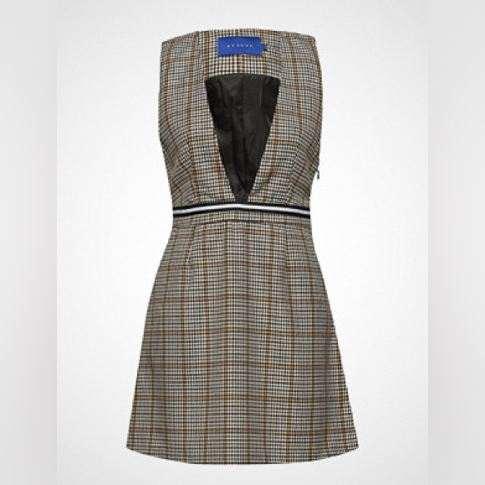 Résumé Jenna Pinafore Dress Herringbone 10 NWT! $220